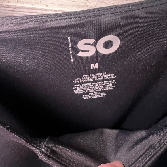 So Classic Square Neck silky spandex black bodysuit. - Picture 3 of 3